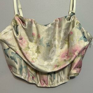 Victoria’s Secret Butterfly and Floral print bustier